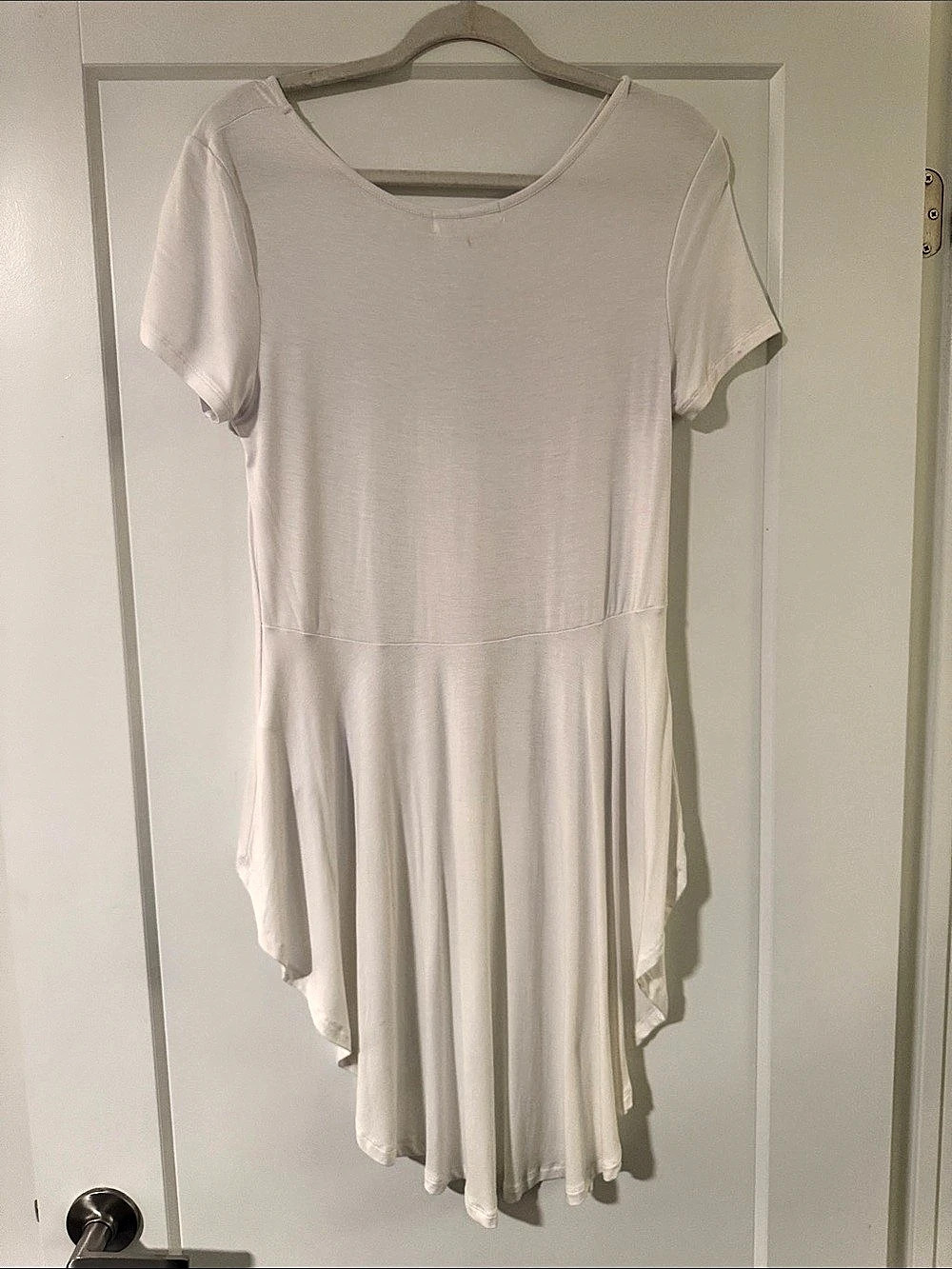 Revamped Asymmetrical Midi Dress in White Size Medium NWT